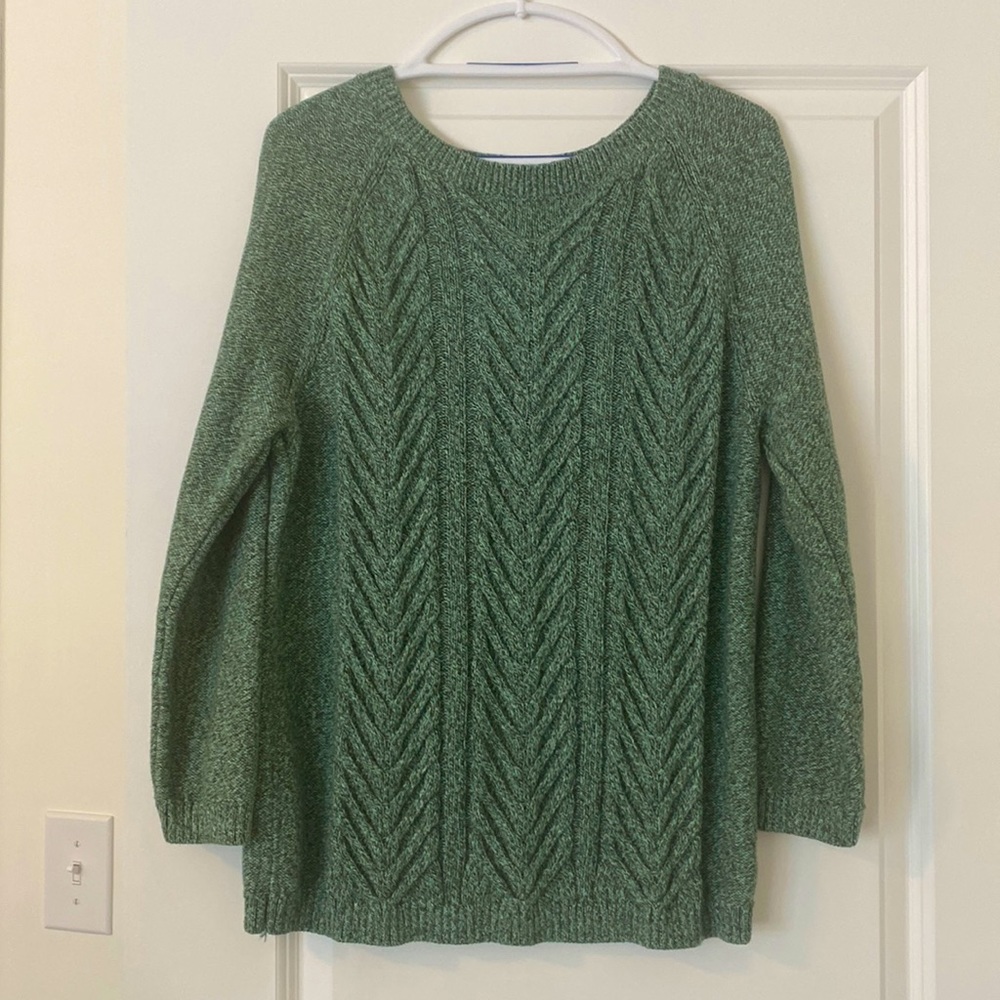 Cable knit sweater
